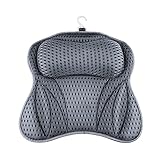 Shodiffy Badewannenkissen Nacken, 4D Mesh Kissen für Badewanne mit 6...