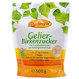 Birkengold Gelier Birkenzucker (Xylit), 500g | für 1,5 kg Früchte | 3 Teile...