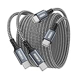 USB C auf USB C Kabel, 100W [2m+2m] Typ C Schnellladekabel PD Schnellladekabel...