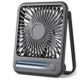 Koonie Tischventilator Leise, 2000mAh Ladefähige USB Ventilatoren Ausführen...