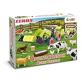 CRAZE Adventskalender Kinder CLAAS Spielzeug Adventskalender mit Bauernhof...