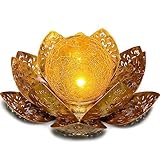 Solarlampen für Außen Solar Lotus Garten Deko Solar Bodenleuchte für Garten...