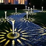 Bowfar Solarlampen für Außen, 6 Stück Solarleuchten Garten IP65 Wasserdichte...