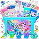 iKidiki Schleim Selber Machen Set, Weihnachten Geschenk Mädchen 6 7 8 9 10 11...