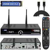 OCTAGON SF8008 UHD 4K Supreme Twin Sat Receiver + 512GB Festplatte INTERN +...