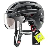 uvex Finale Visor - sicherer City-Helm für Damen und Herren - Filterkategorie 1...