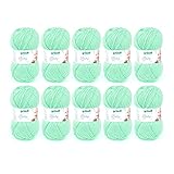 Gründl Wolle Baby uni - weiche Wolle zum Häkeln und Stricken - Babywolle -...