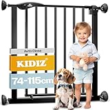 KIDIZ® Türschutzgitter Absperrgitter Treppengitter Kindergitter | Gitter...