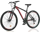 E-ROCK Mountainbike X-7, 29 Zoll, 15,6 kg, Aluminiumrahmen, Shimano Schaltung...