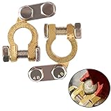 2pcs Batterieklemmen，Batterie Polklemmen，Batterie-Polklemmen Set，Für Pkw,...