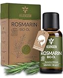 Heldengrün® BIO Rosmarinöl [HOCHDOSIERT] Stimuliert Haarwachstum - Haaröl...