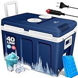 KESSER® Kühlbox 40L mit Rollen | Thermo-Elektrische Kühlbox | KÜHLT und...