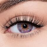 UYAAI 1 Paar Farbige Jahreslinsen, 14,2mm, geeignet für dunkle und helle Augen,...