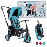 smarTrike STR3 Klappbares Kleinkinder-Dreirad mit Kinderwagen-Zertifizierung...