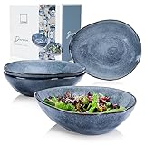 SÄNGER | Salatschüssel Darwin 4 tg, Salad Bowl 4 Personen, Steingut Geschirr...