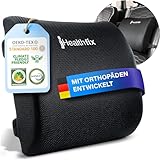 Healthfix® Lendenkissen - Ergonomisches Rückenkissen für Optimale Sitzhaltung...