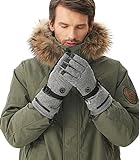 AROMA SEASON Beheizbare Handschuhe Modell Snow (Gray, S/M)