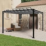 Festnight Pavillon 3x3 Wasserdicht Stabil Winterfest,Metall Gartenpavillon...