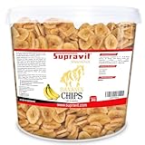 Supravit Bananenchips - 2kg Eimer Pferde leckerlies - knusprig getrocknete...