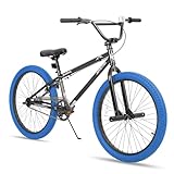 JOYSTAR Gemsbok 24 Zoll Kinder Freestyle BMX Fahrrad für Jungen Mädchen im...