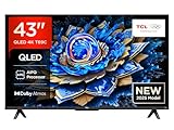 TCL 43T69C 43 Zoll QLED, Direct LED TV, 4K HDR TV, Smart Google TV (Dolby Vision...