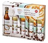 Monin Coffee Syrups Set 5x 50ml Flasche