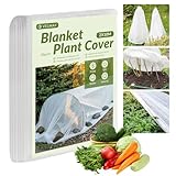 2x10m Wintervlies für Pflanzen Frostschutz - 30g/m² Schutzvlies-Abdeckung für...