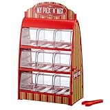 Cepewa Süssigkeitenspender Retro Süßigkeitenautomat mit Zange Weingummi...