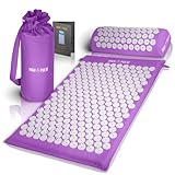 High Pulse Akupressur Set + 5 Ringe + Poster - Akupressurmatte und Kissen...