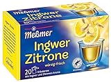 Meßmer Ingwer-Zitrone | 20 Teebeutel | Vegan | Glutenfrei | Laktosefrei