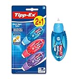 Tipp-Ex Korrekturroller Micro Tape Twist mit Schutzkappe, in 3 Farben (nicht...