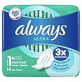 Always - Ultra Damenbinde Normal mit Flügeln - 14 Stücke