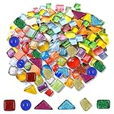 Bunt Mosaik Steine Mosaik Steine Bunt Glas Deko Steinchen Sortierte Quadratische...