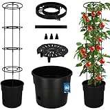 KOTARBAU® Tomatenturm 115 cm Tomatentopf Rankhilfe für Tomaten Gurken Gemüsen...