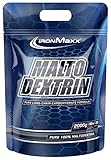 IronMaxx Maltodextrin Weight Gainer zum Zunehmen 2000g, Geschmacksneutral - Mit...