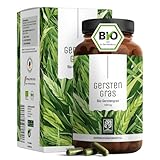 Naturtreu Bio Gerstengras Kapseln hochdosiert - 1.500 mg Gerstengras pro...