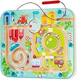 HABA Magnetspiel Stadtlabyrinth – Interaktives Lernspielzeug für Kinder ab 2...