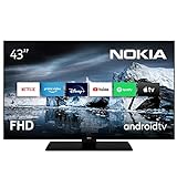 Nokia Smart TV - 43 Zoll (108 cm) Fernseher Android TV (Full HD, DVB-C/S2/T2,...