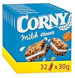 Müsliriegel Corny Milch Classic, Milchsandwich mit Getreide und Milchcreme,...