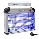 ASPECTEK Insektenvernichter elektrisch 20W – Fliegenvernichtung mit UV-Lampe,...