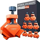 Presch Winkelspanner 8 Stk. - Eckspanner für Brettstärken bis 26mm - 25kg...