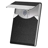DMFLY Business Card Holder Case - PU Leather Business Card Case Name Card Holder...