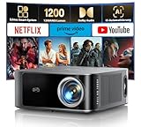 Beamer 4K【Offizielles Netflix & 36W Dolby Audio】 Toptro 1200 ANSI Smart...