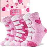 Niofind Kuschelsocken Damen, 6 Paar Winter Warme Flauschige Socken Dicke Weiche...