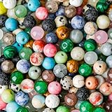 ARTREE 100 Stück 8mm Perlen für Armbänder Mehrfarbig Perlen zum Auffädeln...