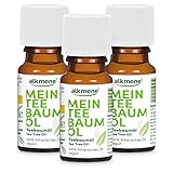 alkmene Mein 100% reines Teebaumöl 3x 10 ml vegan & klimaneutral - naturreines...