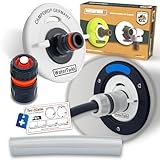 MaJoCompTec® WATERTWIN Tankdeckel mit Wasseranschluss | Wassertankdeckel...