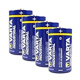 Varta Batterie 4er-Pack Varta Industrial 4020 Alkaline Mono D / LR20 / MN1300,...