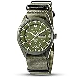 Herrenuhr Grün Armbanduhr Herren Uhr Wasserdicht Tactical Outdoor Datum...