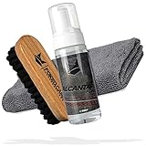Foxed Care - Alcantara Bundle 3-teilig - Alcantara Foam Alcantarareiniger 150ml...